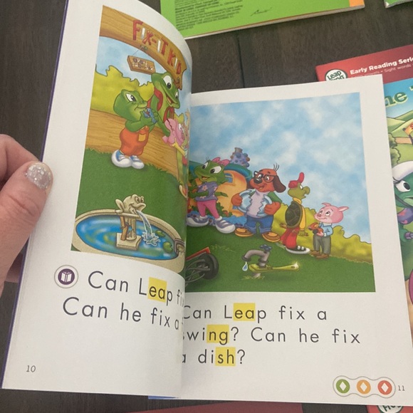 Leap Frog Leap Reader Tag Paperback Books Lot Of 7 short and long vowels - Picture 13 of 17